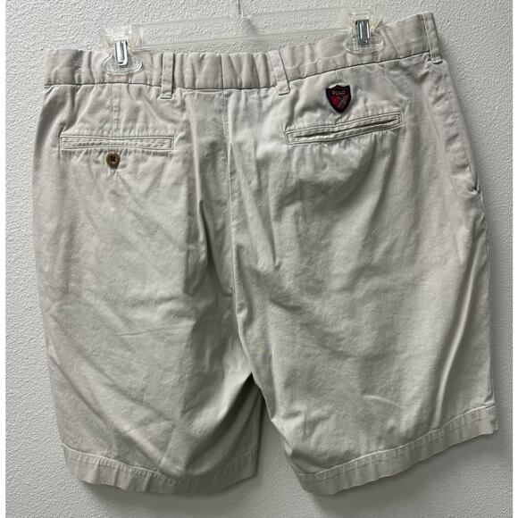 Polo Golf Men's Shorts Size 34 Inseam 9 Inchs Tan Stretch Fabric - Picture 2 of 8